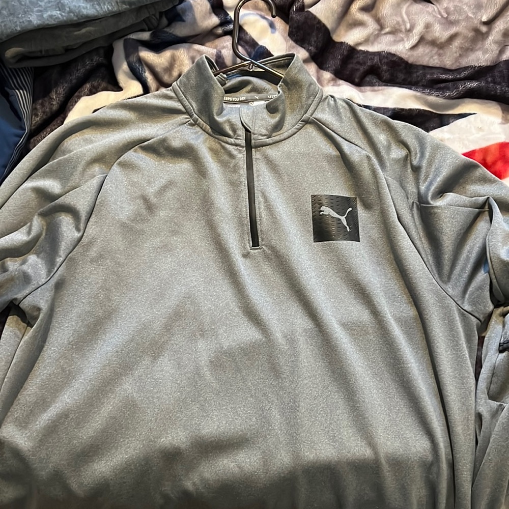 Puma long sleeve quarter zip